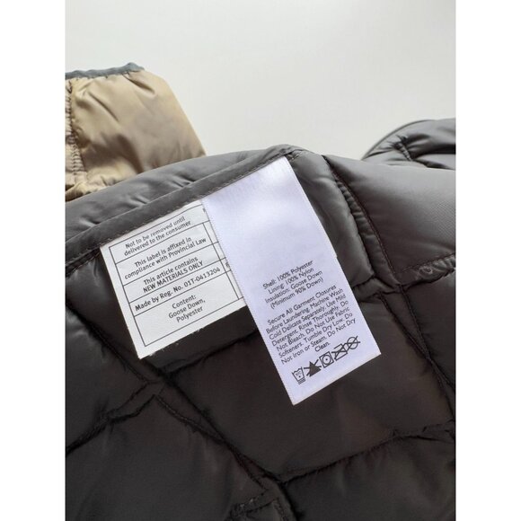 EDDIE BAUER First Ascent Downlight Green Down Filled Puffer Jacket Coat, Size S - Picture 14 of 16
